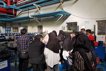 بازدید دانش آموزان از شرکت شیراز دینا